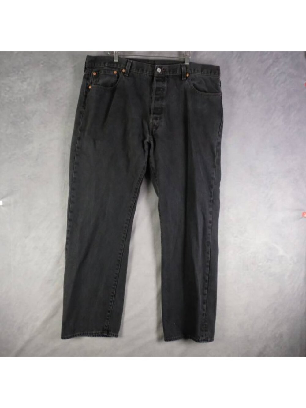 Levis 501 Jeans Mens 40x32 Black Original Button Fly Straight Leg Heavyweight